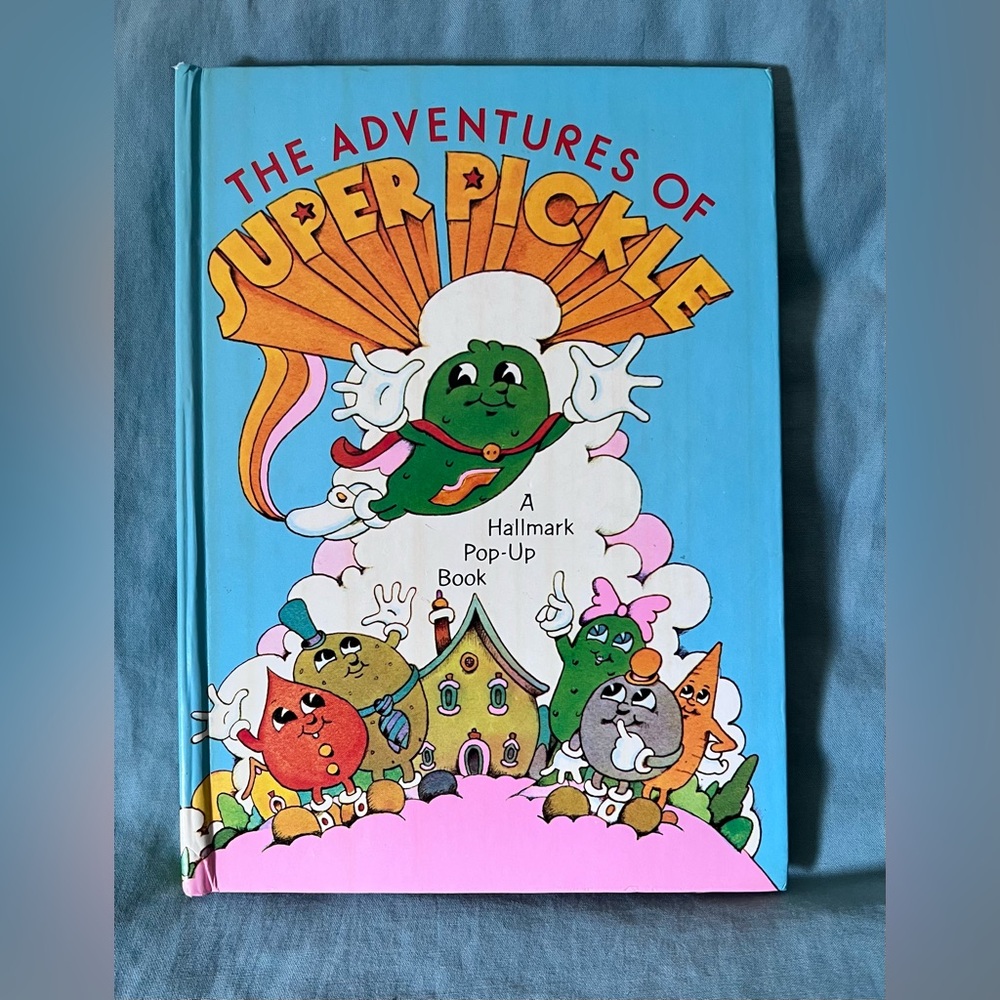 The Adventures Of Super Pickle Hallmark Hardcover Pop Up Book Dean Walley